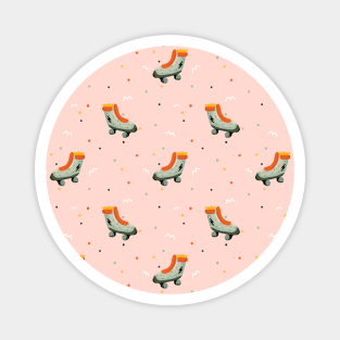 Roller Skate Seamless Pattern Magnet